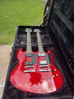 Harley Benton Double Neck Guitar