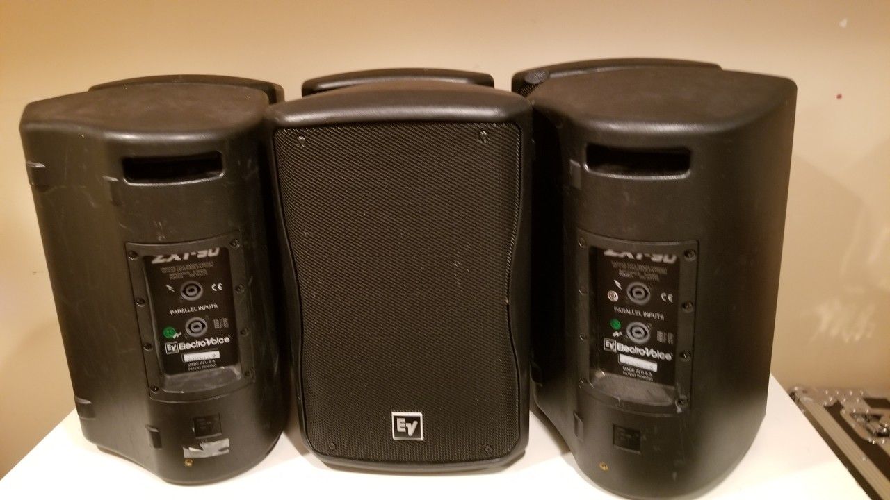 EV Electro-Voice DJ Speakers.