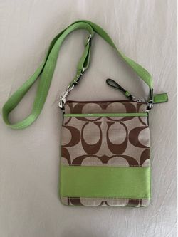 Coach Lime Green Purse