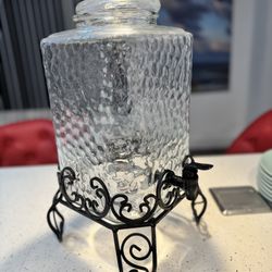 Glass Beverage Dispenser