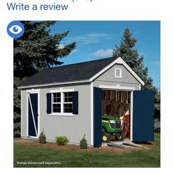 NEW Crestwood 14' x 8' Wood Storage Shed – Do It Yourself Assembly- 
