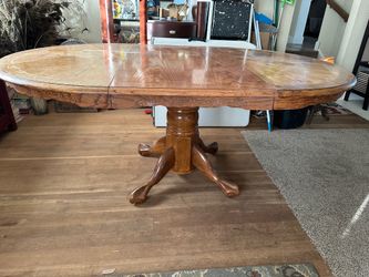FREE oak table. You load, you haul. No saves.