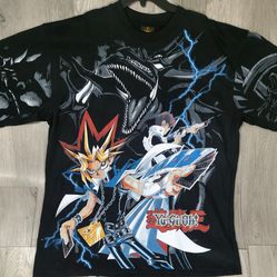 Yu-Gi-Oh All-Over Print Graphic T-Shirt Yugi & Kaiba | Full Front & Back Design