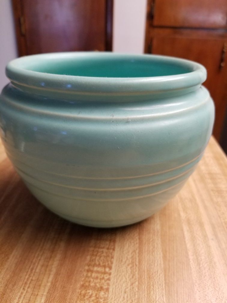 Vintage Pacific Pottery Banded Jardiniere #1500