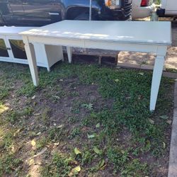 Table And Entertainment Center 