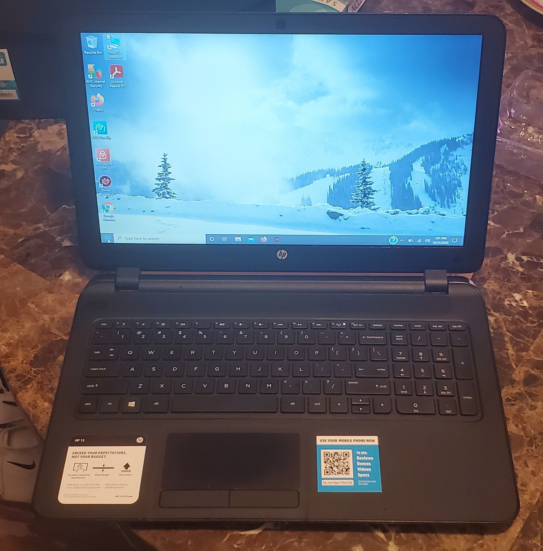 HP 15 Notebook - Touchscreen! Like New!