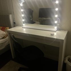 White Ikea Desk