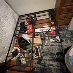 queen metal bed frame 