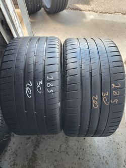 285/30/20 MICHELIN 4S TIRES
