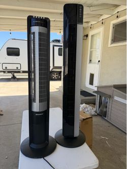 Lasko and Sylvania tower fans