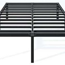 14 Inch Full Bed Frame - Durable Platform Bed Frame Non-Slip Metal Bed Frame No Box Spring Needed Heavy Duty Full Size Bed Frame Easy Assembly Strong 