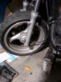 150cc Scooter Moped Front Wheel And Tire No Damage Tire Is Almost 130/60-13  New 