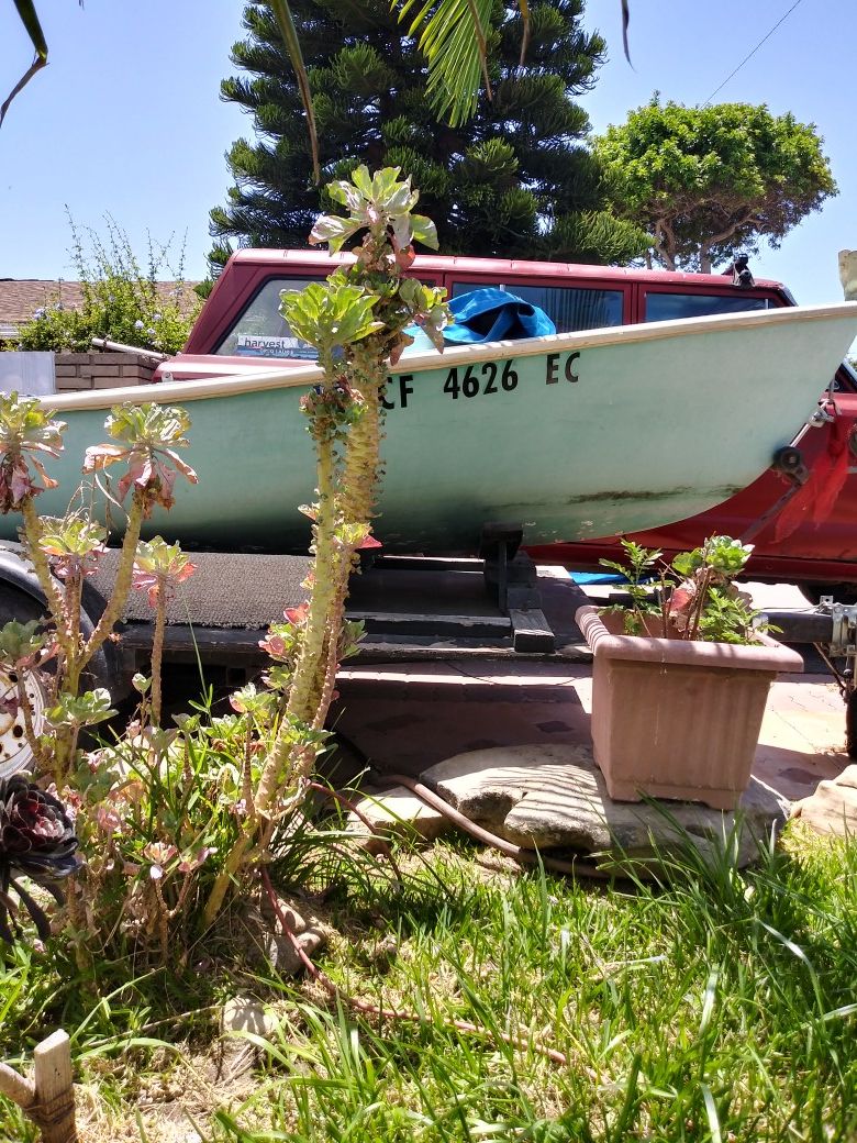 Boat with trailer