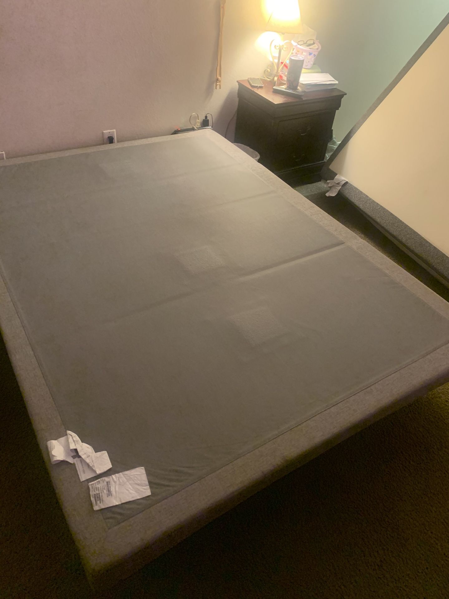 Bed frame only queen size