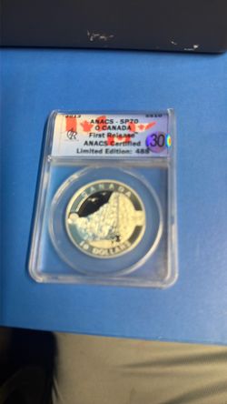 Anacs first release 2013 Canada 10 dollar coin