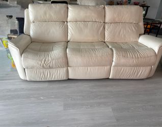 Bernhardt Leather Recliner Couch