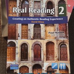 REAL READING 2: Creating An Authentic Reading Experience Paperback Text+CD  by David Wiese