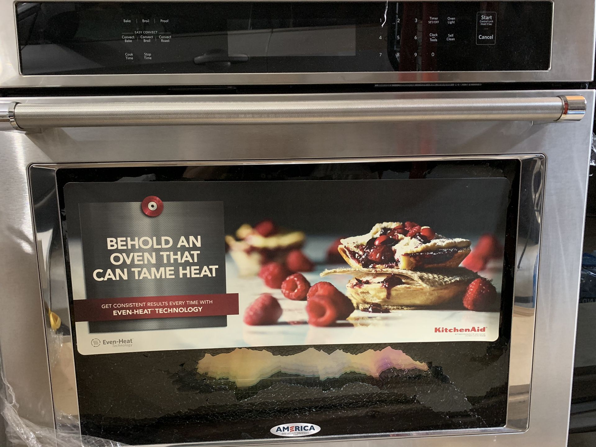 30” kitchen Aid Electric wall oven