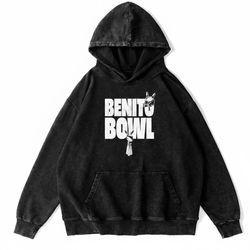Benito Heavyweight Acid Wash Hoodie