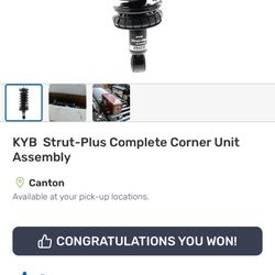 KYB Strut Assembly SR4238 – Front Right – Fits 2010–2012 Ford Fusion – NEW