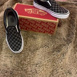 Vans Classic Slip-on Checker Board Pewter (PS)