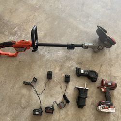 Black And Decked Tools Weed Eater Edger Drill Sawzall Jig Saw