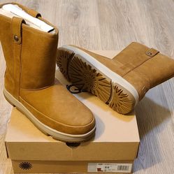 Classic Short Leather UGG Boots Size 5.5 For Women 