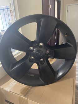 2009-2018 Ram 1500 Matte Black Rims