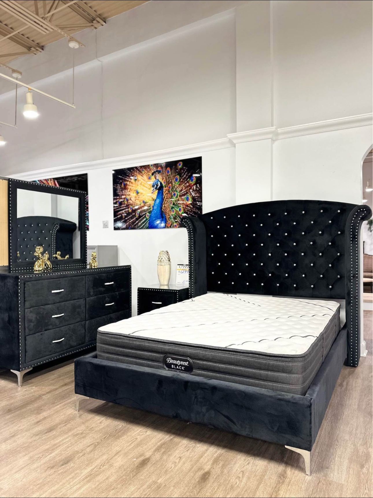 Brand new complete bedroom set- 0 interest finance available- FREE mattress with purchase.