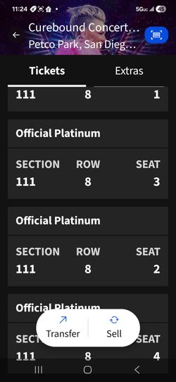 Pink concert tickets