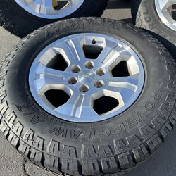 18” RIMS & NEW TIRES Chevrolet Silverado Tahoe 6 LUG WHEELS and 285/65R18 Atlander GMC Sierra 1500 Yukon Chevy Cadillac Escalade Avalanche 6x139.7 