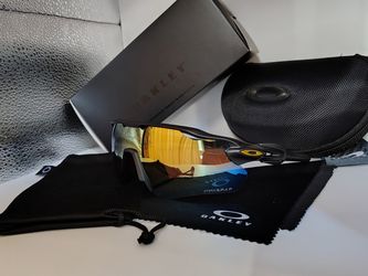 Oakley gold radar ev sunglasses