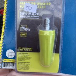 Ryobi 3,300 PSI Gas/Electric Turbo Nozzle