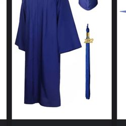 CSN  Blue Cap & Gown For Graduation