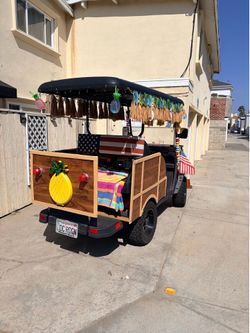 Kids room decor woody golf Cart