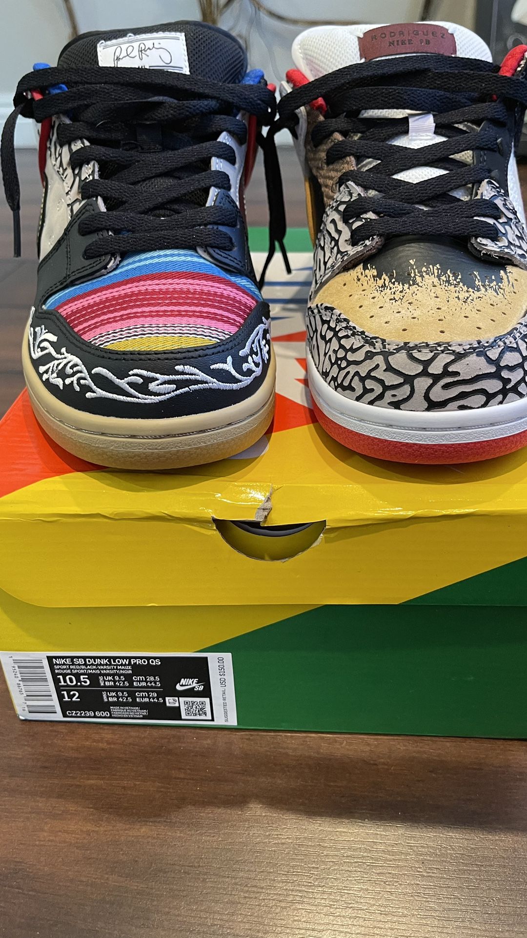 Nike SB Dunk What The Paul SUAZ 10.5 DS All Laces Included please 