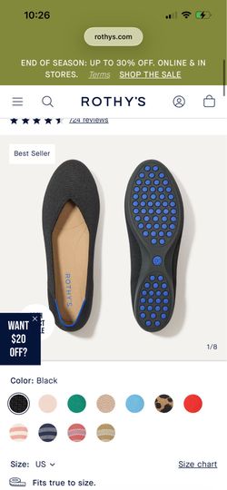 Rothy’s size 10.5