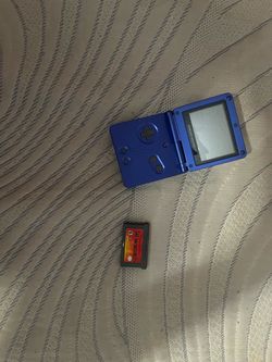 Nintendo Game Boy Advance SP Blue with Game