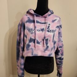 Tye Dye Cropped Hoodie Size Juniors Small 