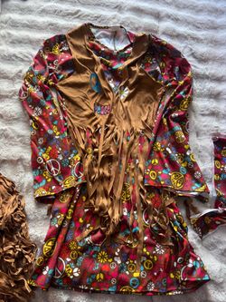 70s Hippie Spirit Halloween Costume Dress