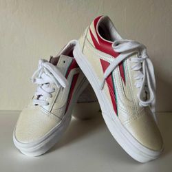 2019 Vans Old Skool David Bowie Aladdin Sane Womens Size 5 Mens Size 3.5 Shoe