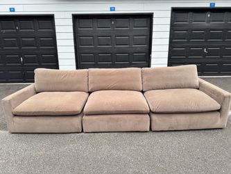 🔥 West Elm Harmony Modular Sectional Sofa — HUGE 11 FT, 3-Piece — Must Go This Weekend!