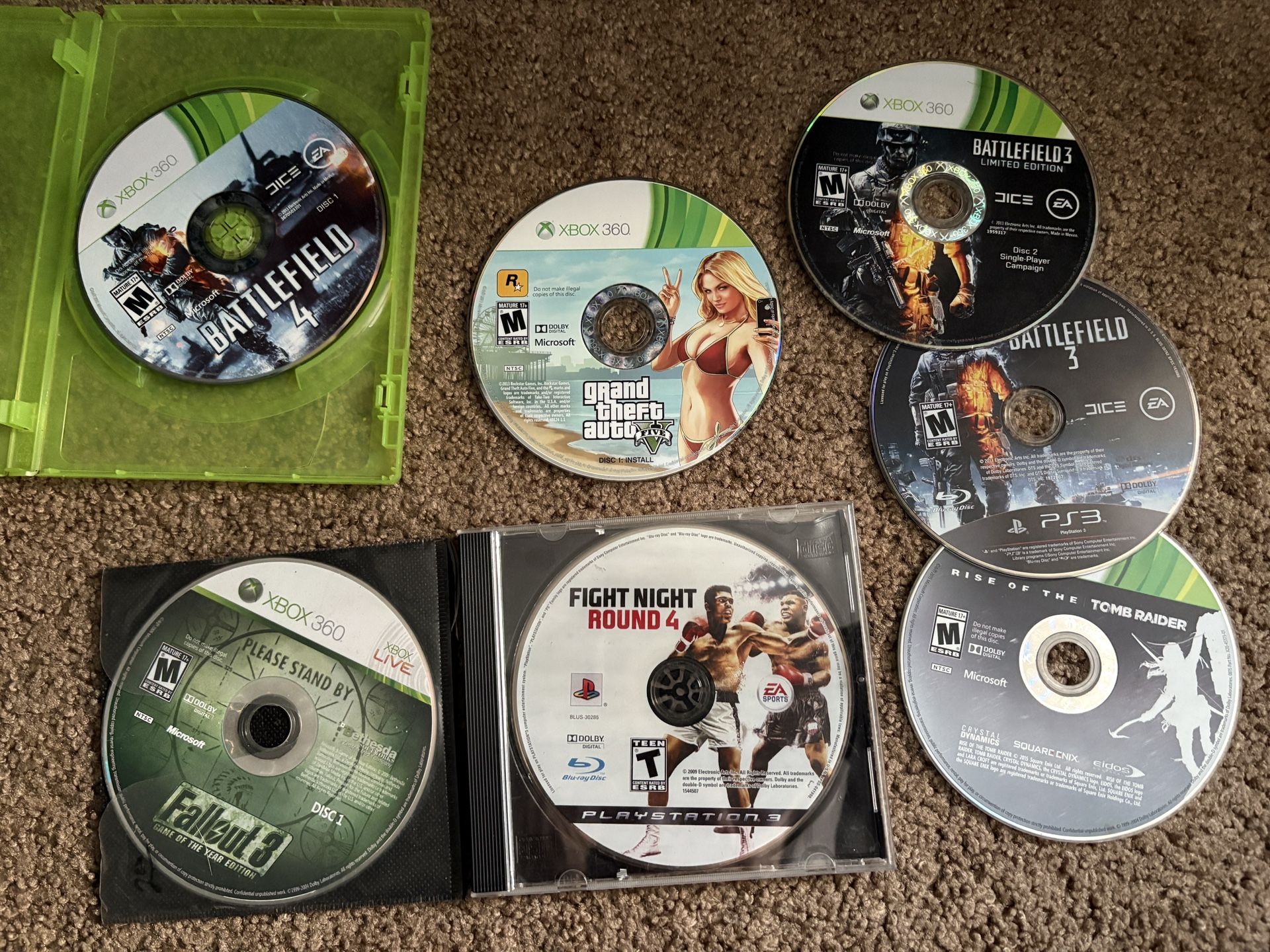 XBOX 360 GAMES $10 EACH
