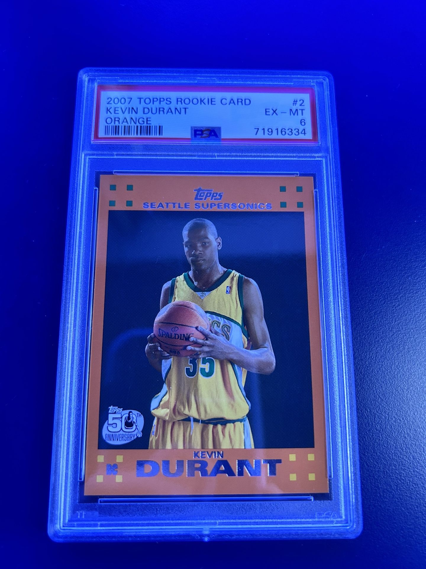 Kevin Durant Rookie Card Orange #2