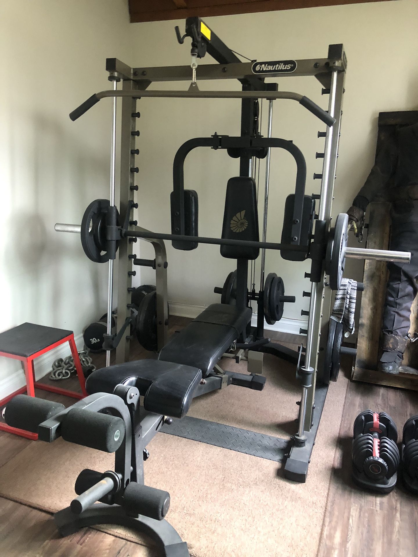 Weight Rack And Weights 
