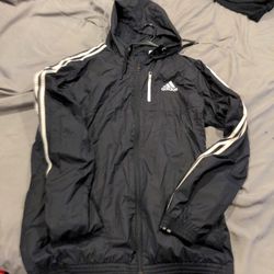 Adidas Wind Breaker Jacket Size L