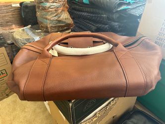 Tecovas Large Leather Duffle – Bourbon – Tags Attached