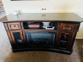 Electric  heater and Fireplace tv console