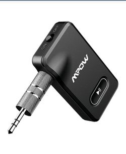 Bluetooth Receiver For Car,  Adapter 5.0 For Wired Speakers Home Stereo Headphone  Music Streaming Stereo 15 Hour Battery  Easy Control Built-in Micro