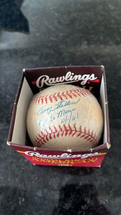 Autographed baseball